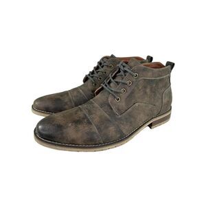 Ferro Aldo Blaine MFA806035 Mens Casual Mid-Top Zipper Boots US 11 Brown Chukka